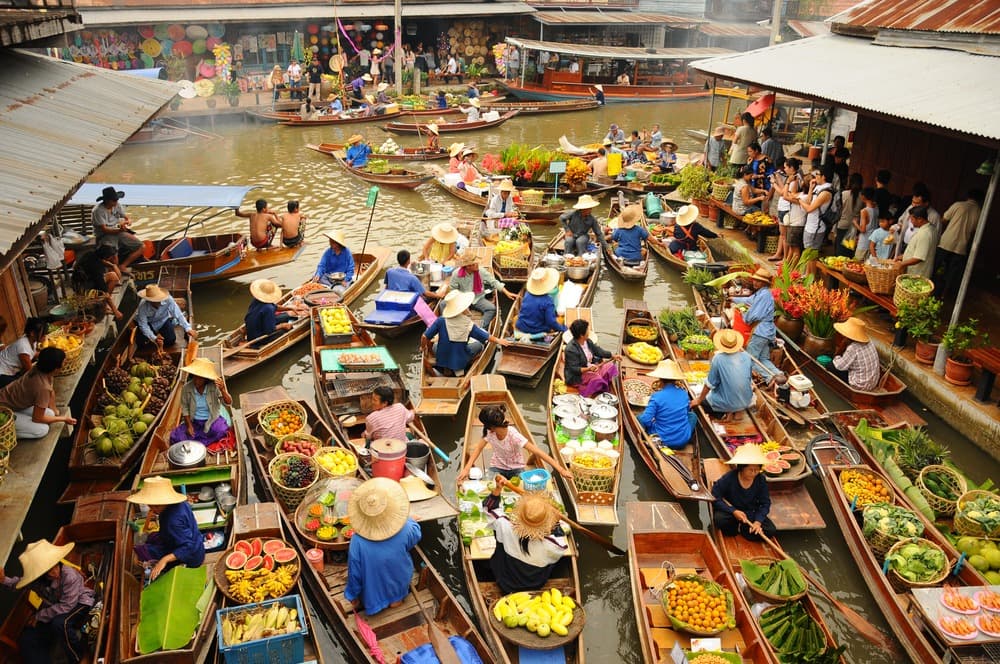 Visiter le Marché flottant d'Amphawa